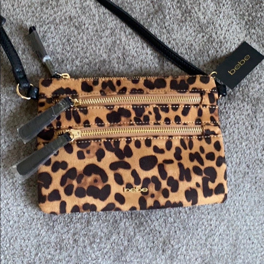Bebe Animal Print Crossbody